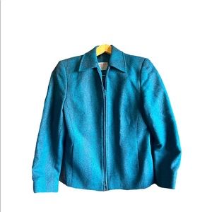 Blue wool jacket